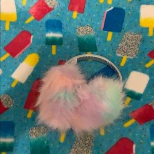 Girls furry earmuffs